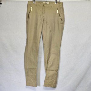 MICHAEL Kors Khaki Taper Leg Dress Pants Size 4
